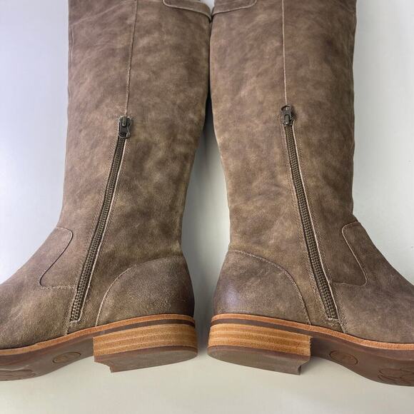 Kork-Ease Addison Over the Knee Suede Boot Taupe 8.5 M - Picture 8 of 11